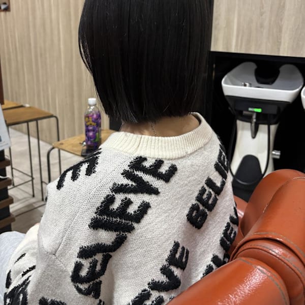 切りっぱなしボブ|NAP hair &Nalow homme