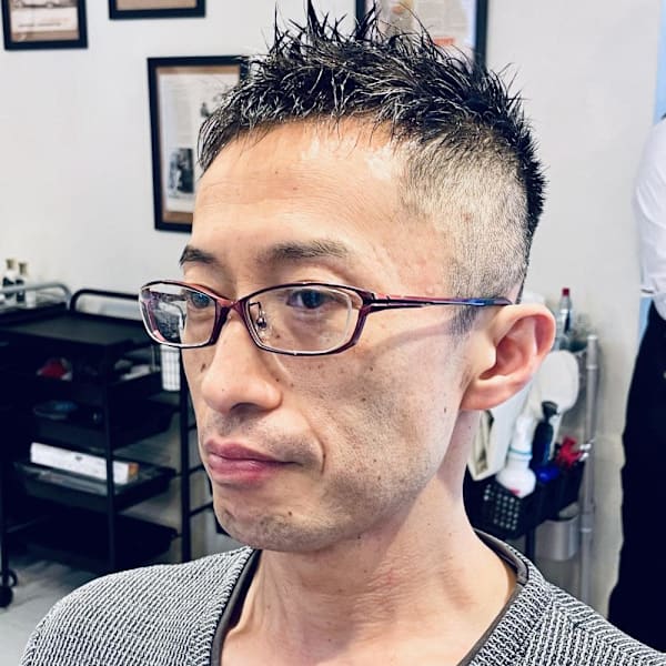 【40代 男性】ロンドンベリーショート（大宮/バーバー）