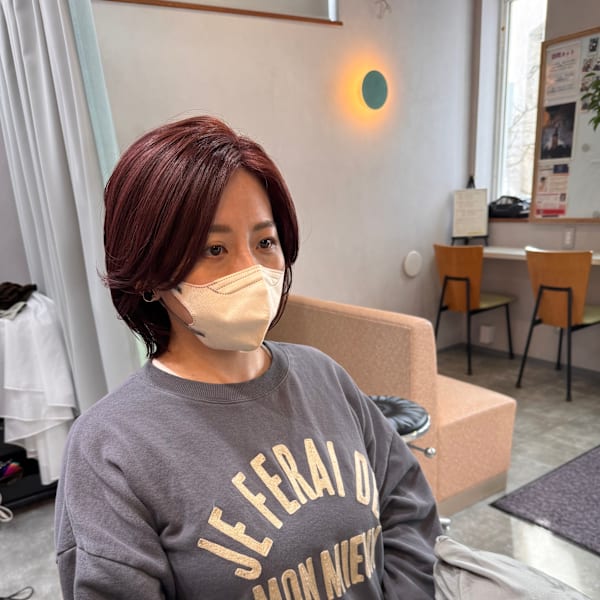 大人ウルフ × フューシャピンク