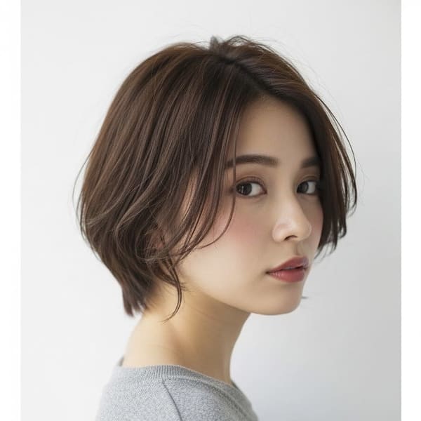 #磐田　王道ショートボブ