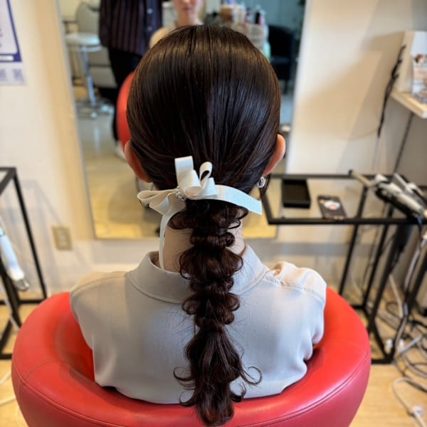お呼ばれヘアアレンジ