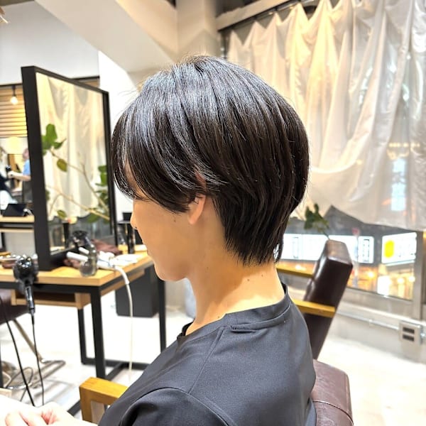 大人かっこいいハンサムショート