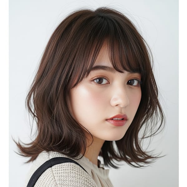 #磐田　ふんわり外はねボブ！