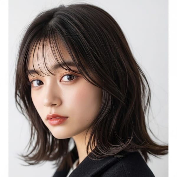 #磐田　大人ミディアムボブ