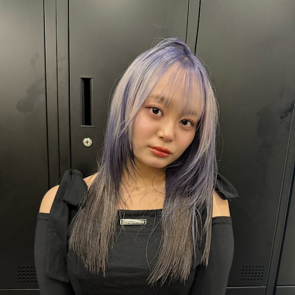 オーダーメイド　デザインカラー　ケアブリーチカラー　ウルフ