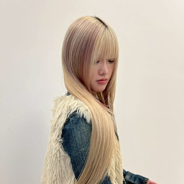セクションカラー デザインカラー ケアブリーチカラー