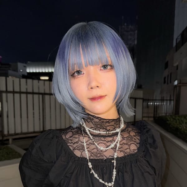 オーダーメイド デザインカラー ケアブリーチカラー ウルフ|Null 原宿店 デザインカラー/ダブルカラー