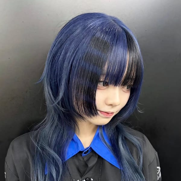 オーダーメイド　デザインカラー　ケアブリーチカラー　ウルフ|Null 原宿店 デザインカラー/ダブルカラー