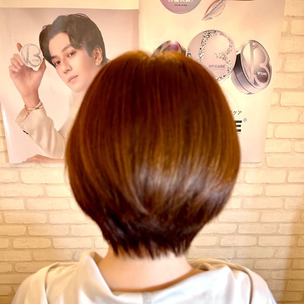 丸みショートヘア☆|タケダ美容室