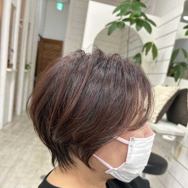 terrace岩政/くびれショート/30代40代/姪浜|terrace hair & botanical