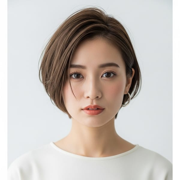 #磐田　耳掛けショート
