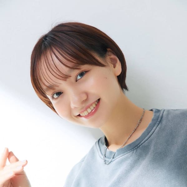 〈江戸桃海〉丸みショート/オレンジブラウン/イルミナカラー