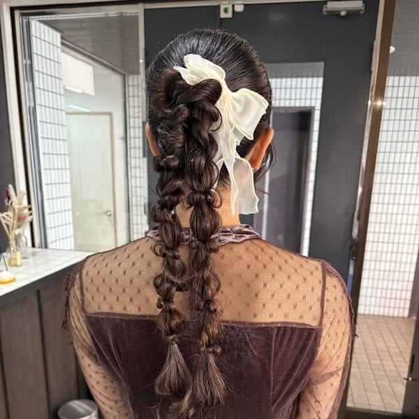 ミホ＊編み下ろしポニー|SHICUNE