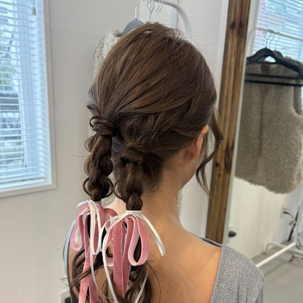 ミホ＊ツイン編み下ろし|SHICUNE