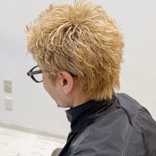 スパイキーショート/ブロンド