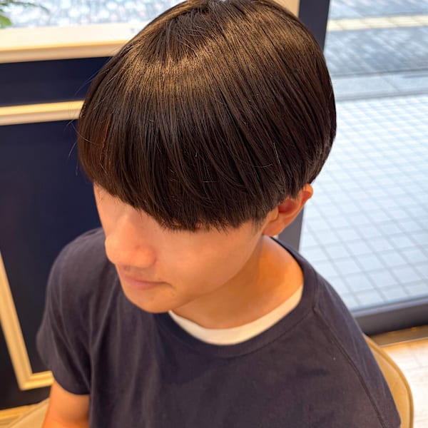 酸性縮毛矯正/ナチュラルマッシュ