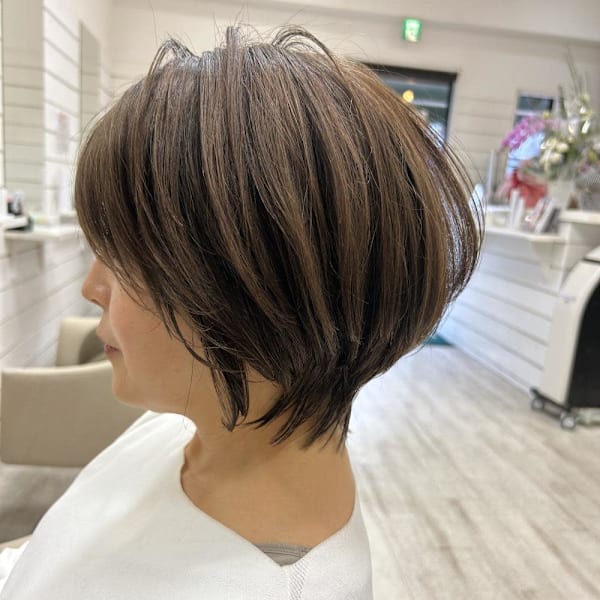 terrace岩政/ショートボブ/30代40代/姪浜|terrace hair & botanical