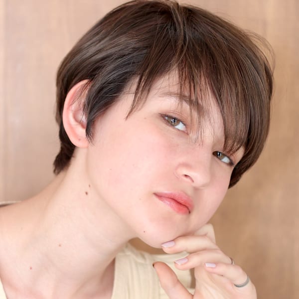 ショート・ボブ/白髪ぼかし/ハイライト/ボブレイヤー/40代|INCEPTION  GINZA 銀座