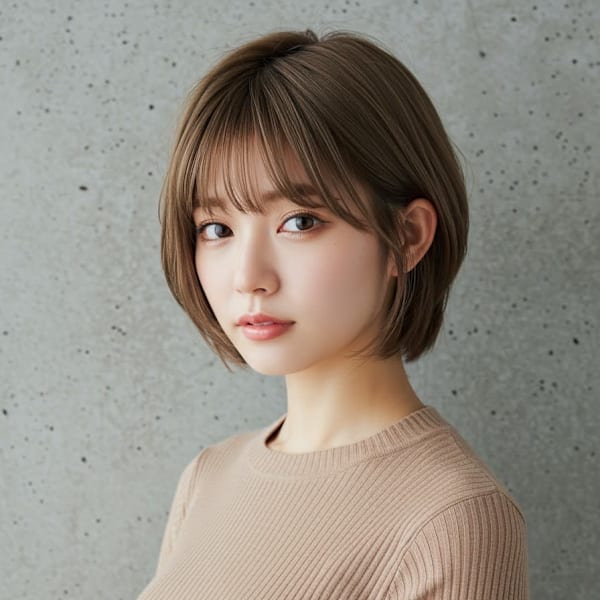 #磐田　ショートボブ