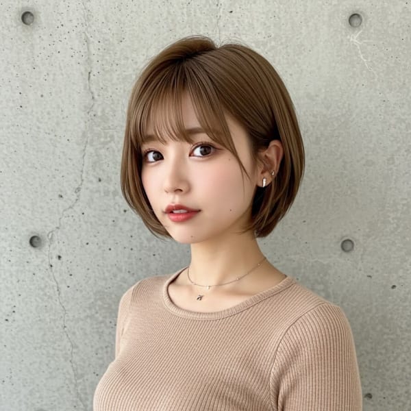 #磐田　ショートボブ