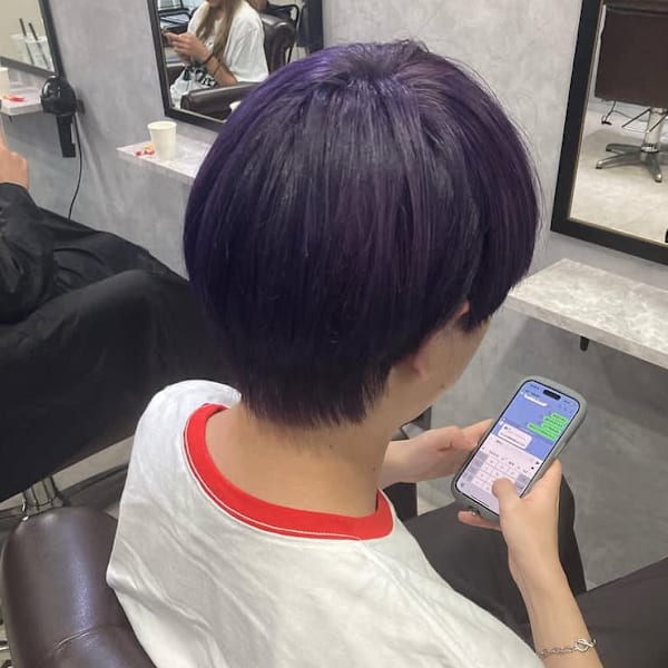 メンズラベンダーブルー