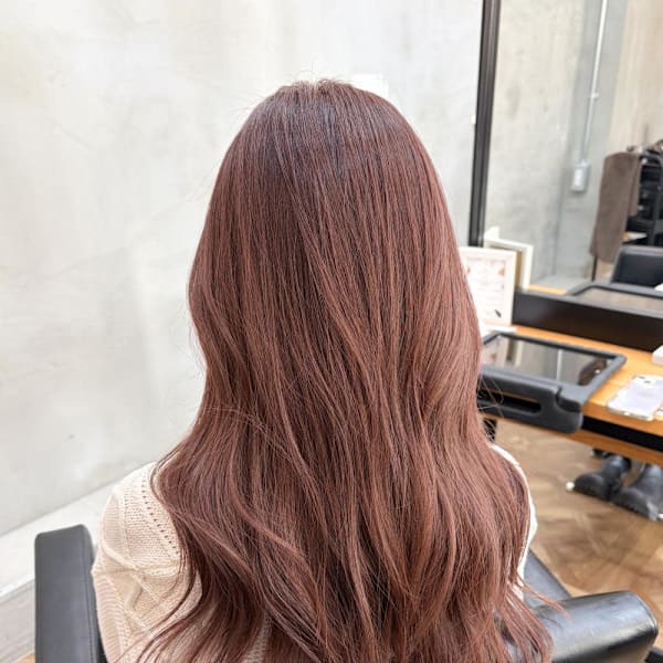 ピンクベージュ　シークレットハイライト