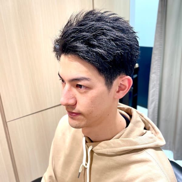 アップバングショート|【シェアサロン】 LIBERTY SHARE BARBER 銀座