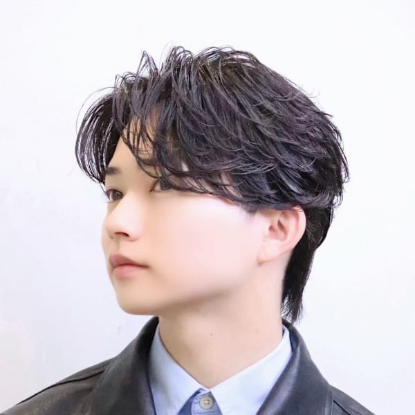 毛流れセンターパート