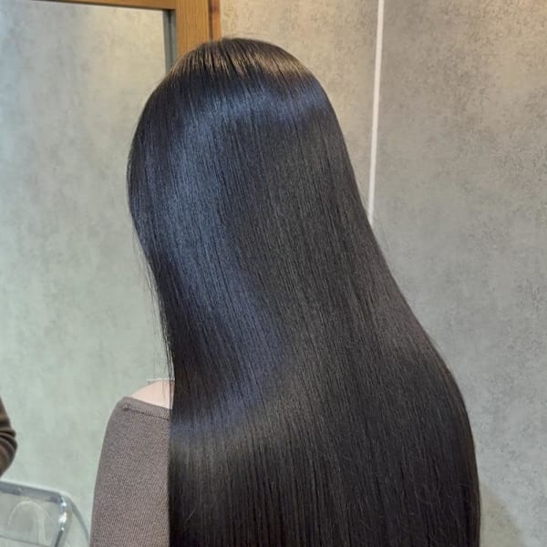 ○ 黒髪美人の酸性縮毛矯正|en.