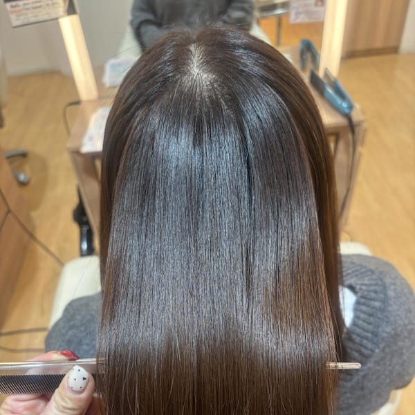 髪質改善酸性ストレート