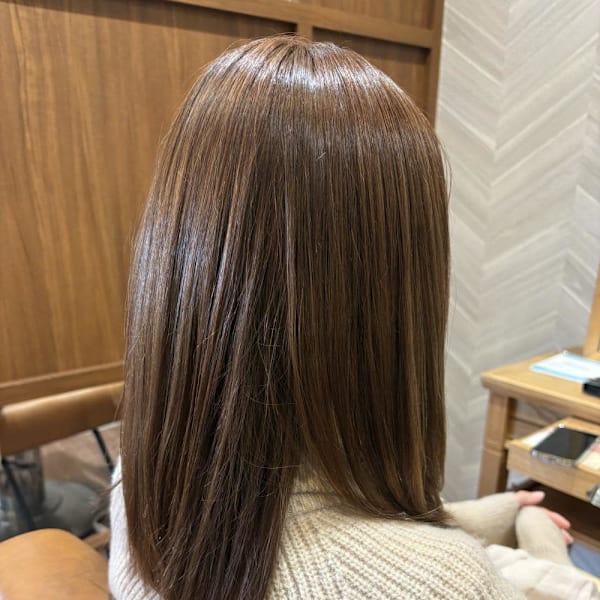 髪質改善縮毛矯正|半個室 rire hair 香椎店