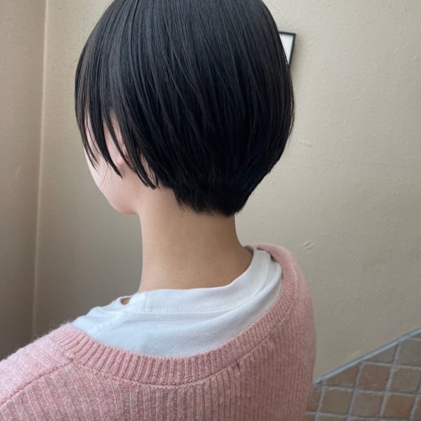 すっきりボブ×骨格補正カット