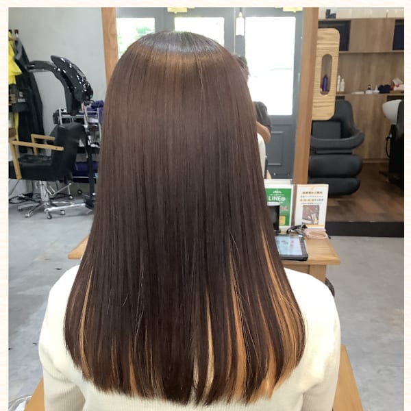 ≪お客様スタイル≫ インナーカラーとトリートメントで綺麗に