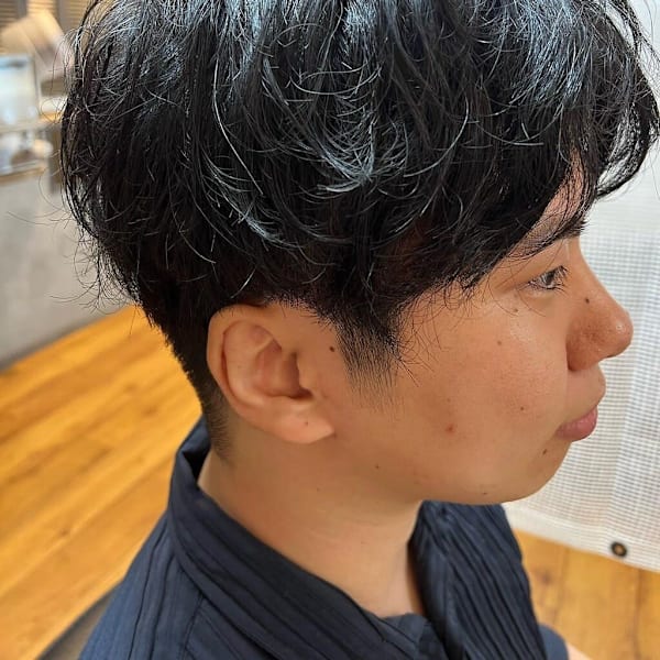 大人気の直毛でもセット簡単な朝楽パーマ