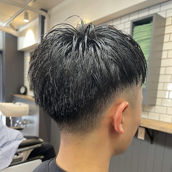 ツーブロ×フェード×刈り上げショート×20代/30代