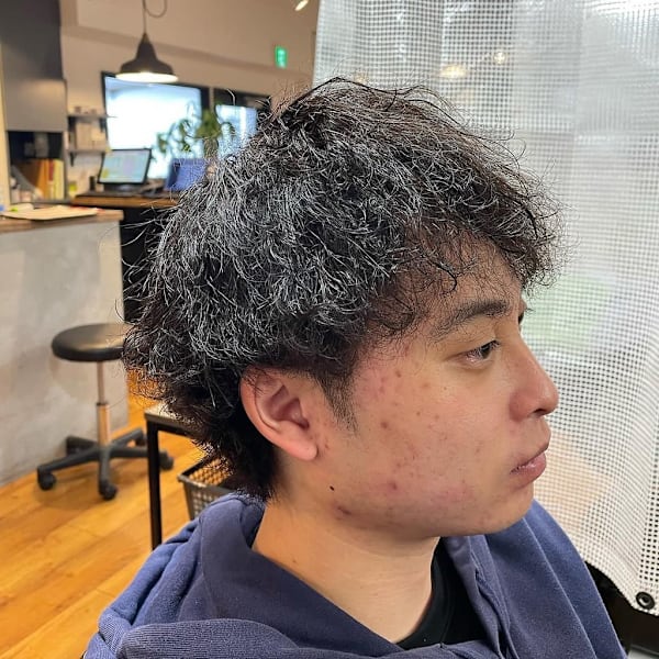 大人気のツイストスパイラルパーマ