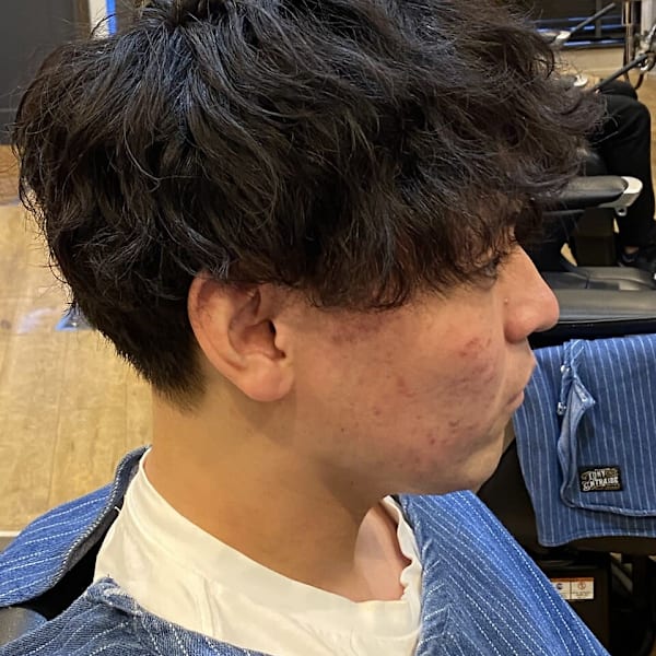 ニュアンスパーマ×アースカラー×30代/40代