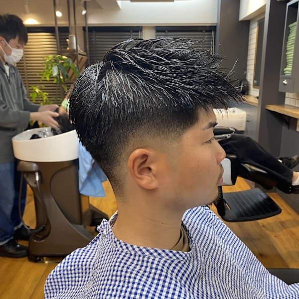 フェードベリーショート×刈り上げショート×30代/40代