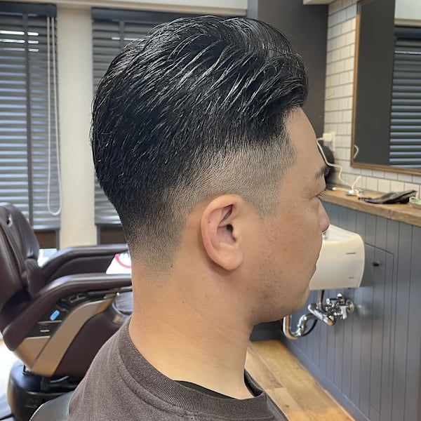 ローフェード×ナチュラルバック×20代/30代