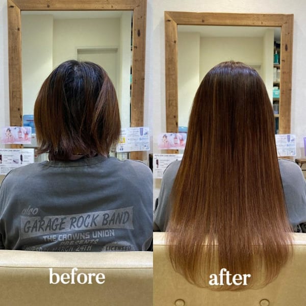 質感なじませリアル見えエクステ