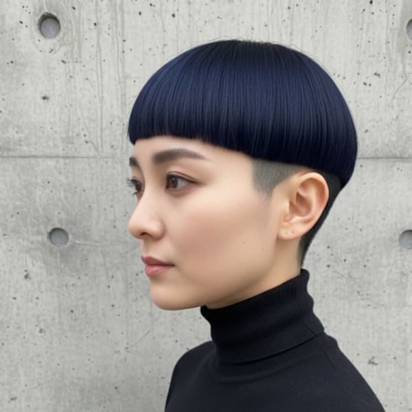 大人ショート　クール　ツーブロック