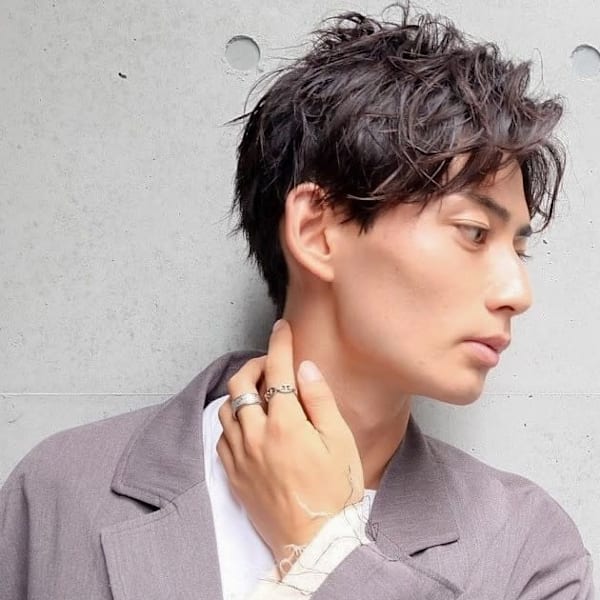 メンズヘア_ラフニュアンスハンサムショート