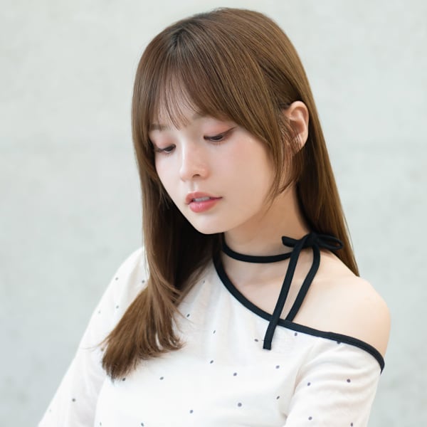 20代・30代_シアーストレートセミディ|AUBE HAIR coeur 広島廿日市店 【オーブ ヘアー クール】