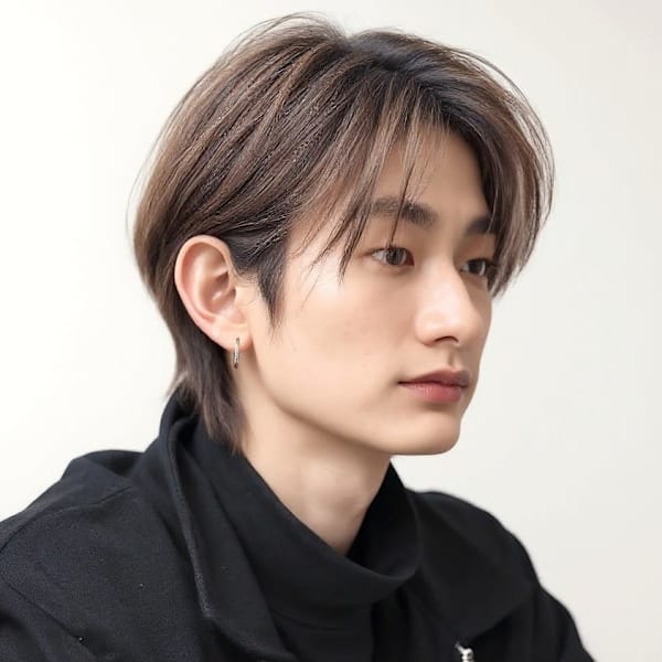 艶感アッシュグレーショートマッシュウルフp1　ダークアッシュ|COVER HAIR bliss【カバーヘア ブリス】上尾/上尾西口店