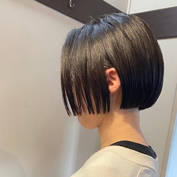 切りっぱなしボブ