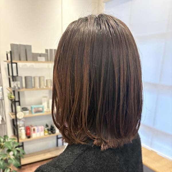 ミディアムボブ|半個室 rire hair 香椎店
