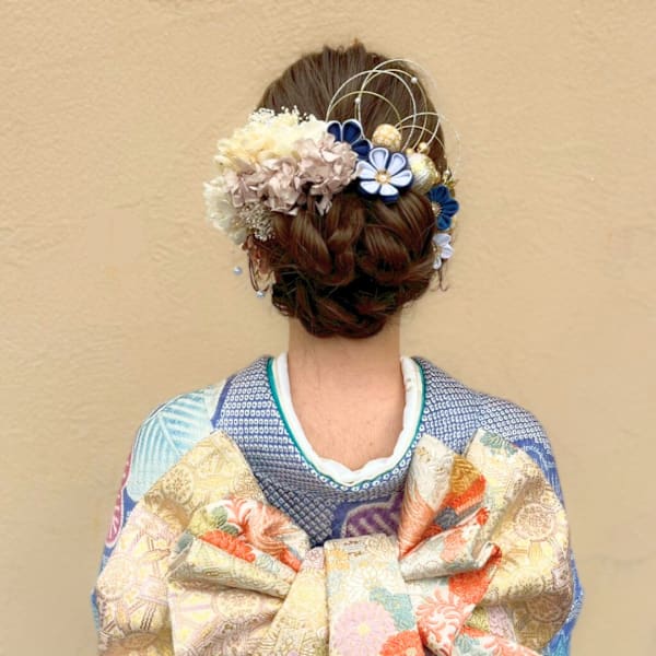 卒業式、成人式のヘアセット