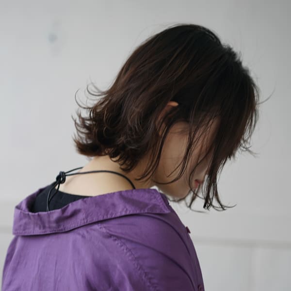 ニュアンスパーマのミディアムボブ|NeF