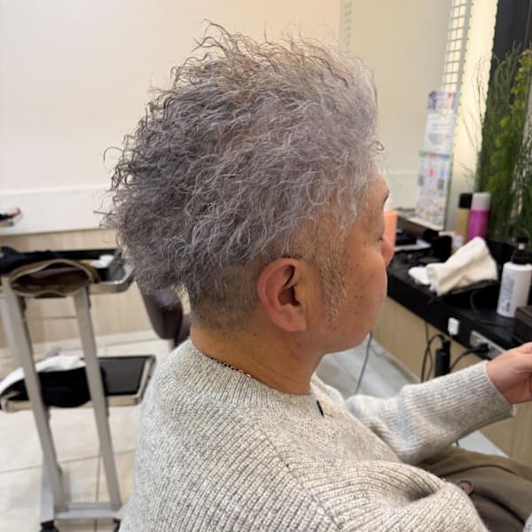 メンズツイストスパイラルパーマ