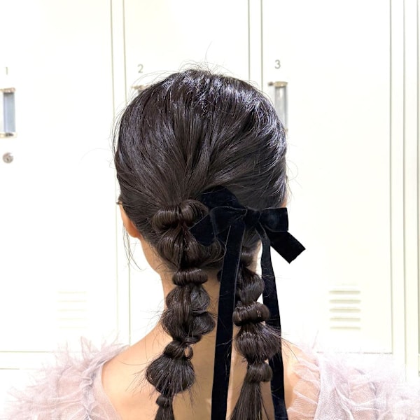 お呼ばれヘアアップ編み下ろし